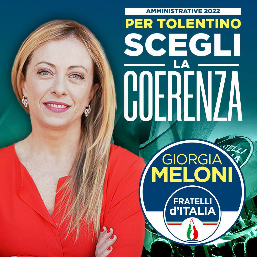 Per TOLENTINO scegli la Coerenza! #amministrative2022